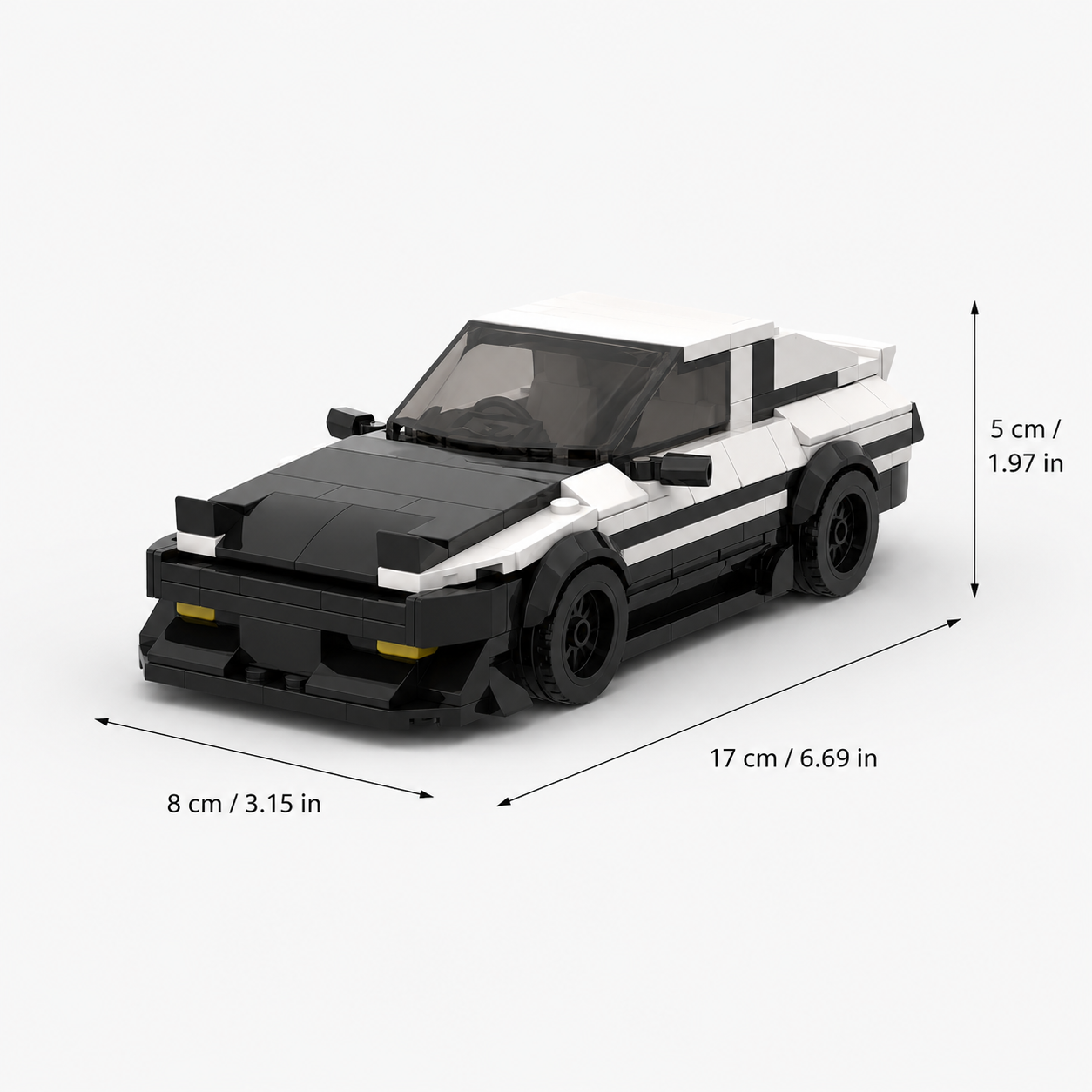 86 Brick Car Set