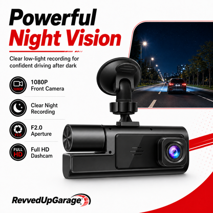 RoadGuard Dual-Lens Dashcam