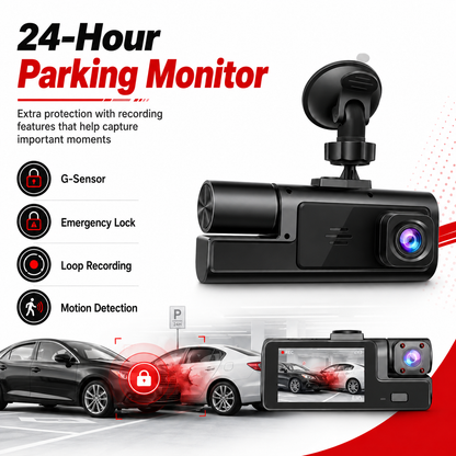 RoadGuard Dual-Lens Dashcam
