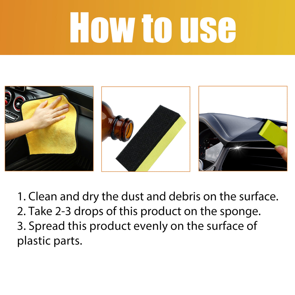 Plastics Repair Agent, Car Leather Seat Interior Polishing Decontamination Cleaning And Refurbishing Agent