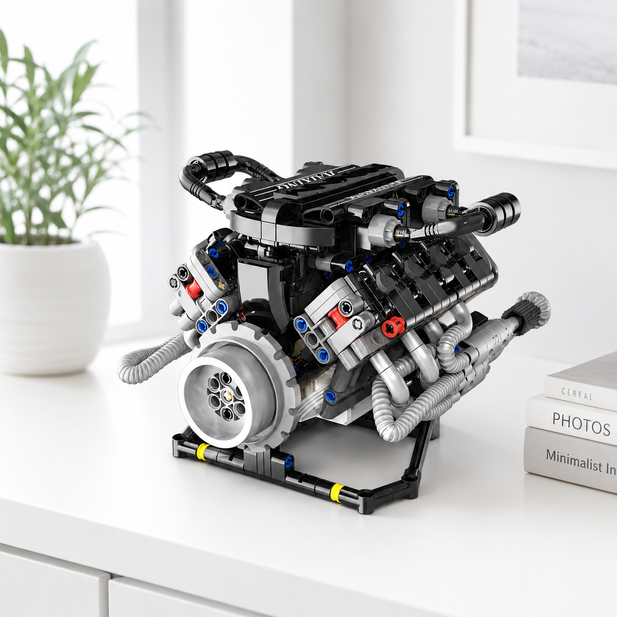 V8 Engine Block Building Kit