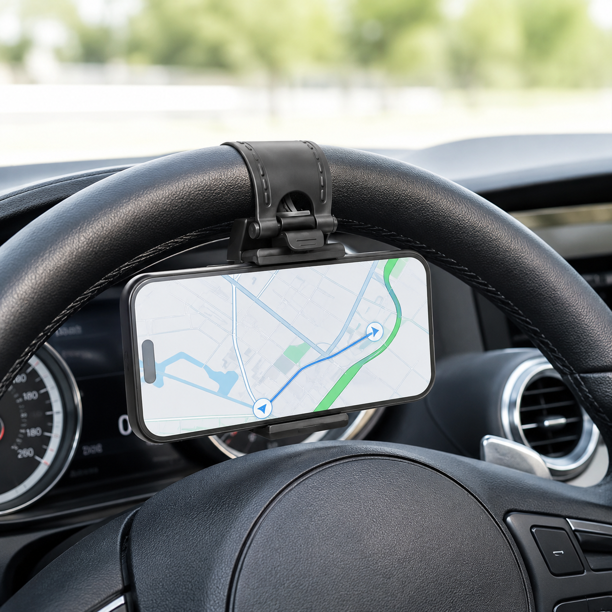 Universal Adjustable Steering Wheel Holder